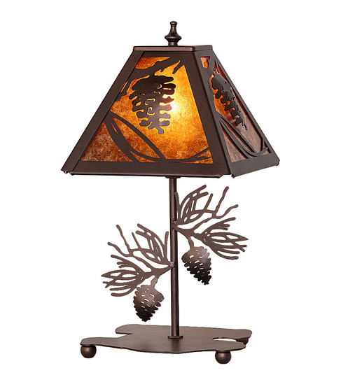 Whispering Pines One Light Accent Lamp in Mahogany Bronze Mahogany Bronze (57|283693)