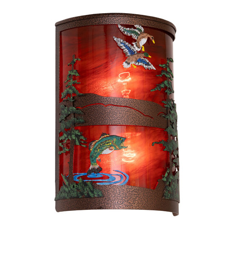 Bass & Mallard Two Light Wall Sconce in New Copper Vein (57|283668)