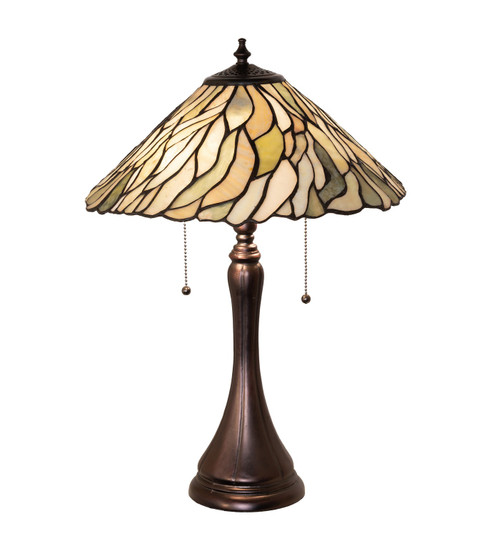 Willow Two Light Table Lamp in Mahogany Bronze (57|103622)