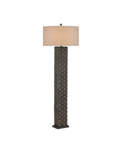 Eden One Light Floor Lamp in Black (142|80000171)