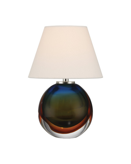 Voyage Nickel Cordless Table Lamp One Light Table Lamp in Green Blue / Amber / Clear (142|67000015)