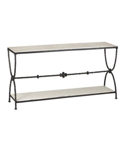Agora Console Table in Natural/Rustic Bronze (142|40000245)