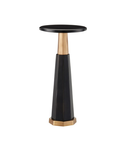 Gieves Drinks Table in Black/Bronze/Antique Brass (142|40000234)
