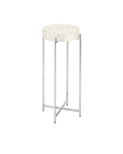 Gerri Dot Drinks Table in Natural / Polished Nickel (142|40000224)