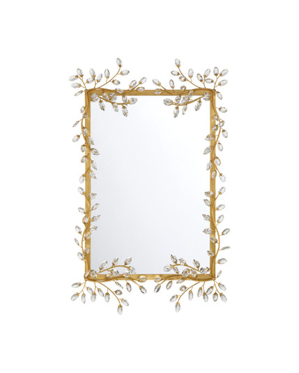 Forget-Me-Not Mirror in Clear / Chinois Gold Leaf (142|10000161)