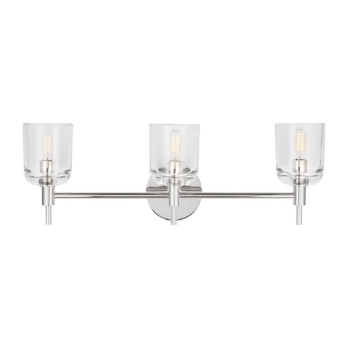 Hartley Three Light Vanity in Polished Nickel (454|TFV1003PN)