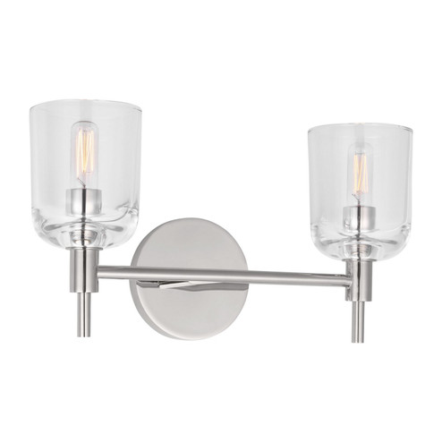 Hartley Two Light Vanity in Polished Nickel (454|TFV1002PN)
