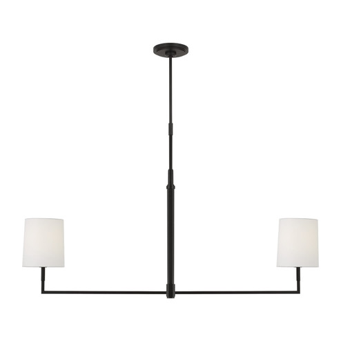 Danica Two Light Linear Chandelier in Aged Iron (454|TC1212AI)