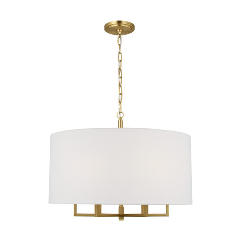 Danica Six Light Chandelier in Burnished Brass (454|TC1206BBS)