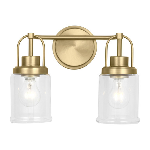 Anders Two Light Vanity in Satin Brass (454|GLV1072SB)