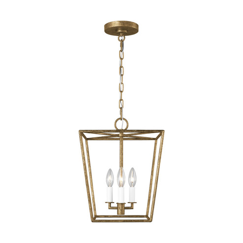 Viota Three Light Lantern in Casted Gild (454|EC1353CDG)