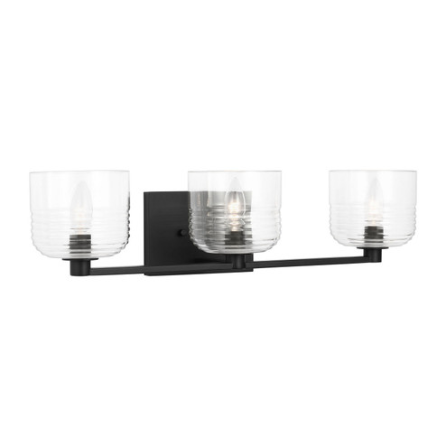 Lochdale Three Light Vanity in Midnight Black (454|DJV1113MBK)