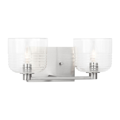 Lochdale Two Light Vanity in Brushed Nickel (454|DJV1112BS)