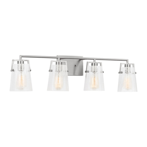 Crofton Four Light Vanity in Brushed Nickel (454|DJV1034BSCKG)
