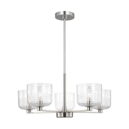 Lochdale Five Light Chandelier in Brushed Nickel (454|DJC1225BS)