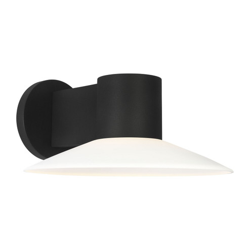 Focal LED Wall Lantern in Textured Black (454|BO1021TXB)