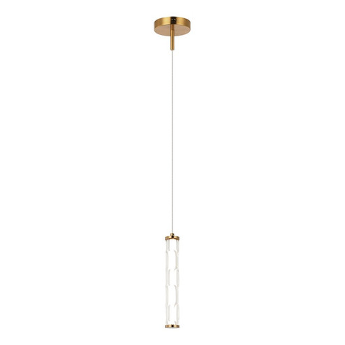RIPLEY LED Pendant in Aged Gold Brass (423|C31801AG)