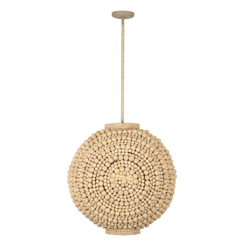 Coaxial Six Light Pendant in Jute (33|527156JT)