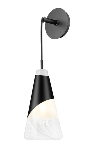 Aimie One Light Wall Sconce in Matte Black (224|8281SMB)