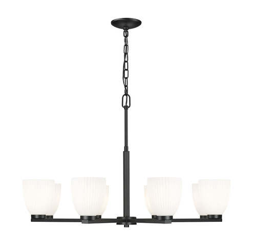 Naya Eight Light Chandelier in Matte Black (224|75188MB)