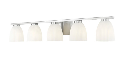 Naya Five Light Vanity in Brushed Nickel (224|75185VBN)