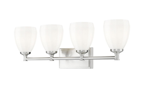 Oren Four Light Vanity in Brushed Nickel (224|70044VBN)
