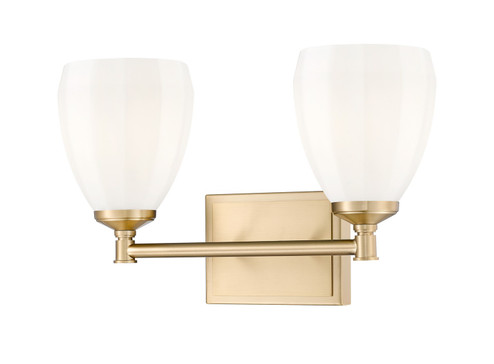 Oren Two Light Vanity in Modern Gold (224|70042VMGLD)