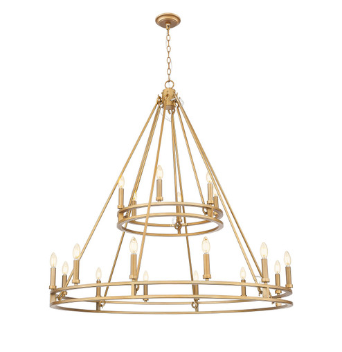Dennison 18 Light Chandelier in Signature Brass (224|400518SBR)