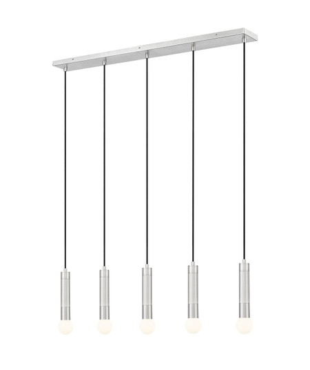 Stari Five Light Linear Chandelier in Brushed Nickel (224|1956P5LBN)