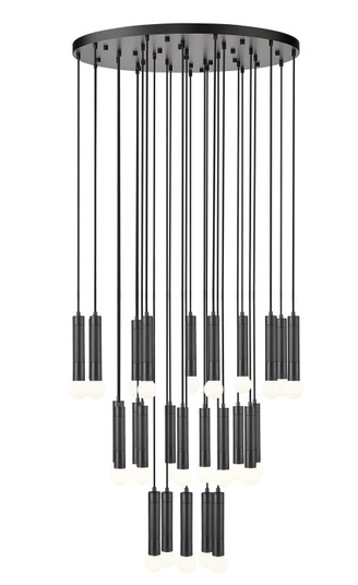 Stari 27 Light Chandelier in Matte Black (224|1956P27RMB)