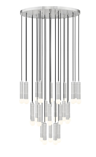 Stari 27 Light Chandelier in Brushed Nickel (224|1956P27RBN)