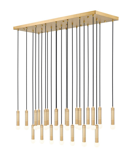 Stari 23 Light Linear Chandelier in Modern Gold (224|1956P23LMGLD)