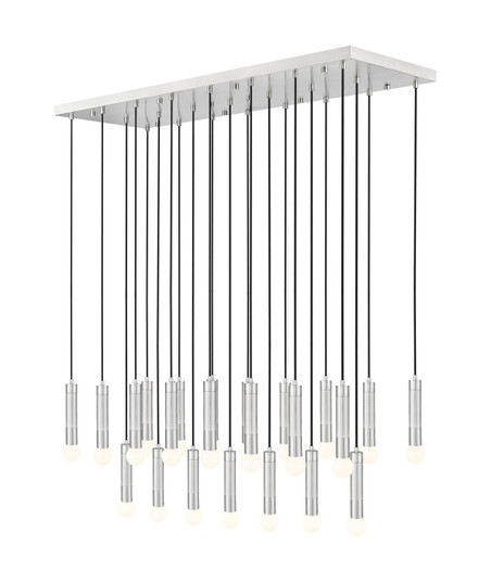 Stari 23 Light Linear Chandelier in Brushed Nickel (224|1956P23LBN)