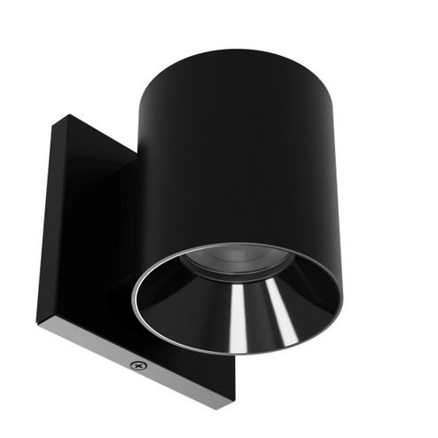 Zoron LED Wall Mount in Black/Black (34|W4RNCSBKBK)