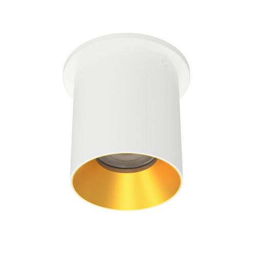 Zoron LED Flush Mount in White/Gold (34|C4RTFCSWTGL)