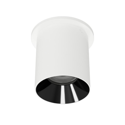Zoron LED Flush Mount in White/Black (34|C4RTFCSWTBK)