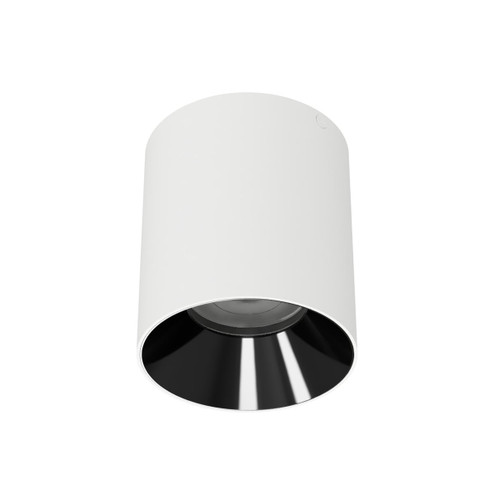Zoron LED Flush Mount in White/Black (34|C4RLNCSWTBK)