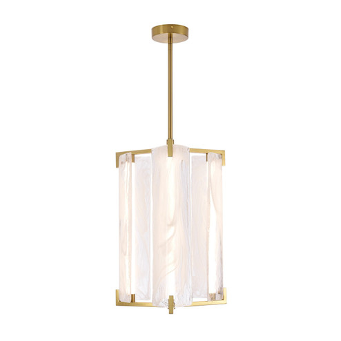 Mingle LED Pendant in Satin Brass (137|531P03SB)