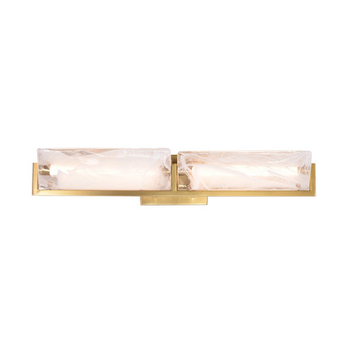 Mingle LED Bath Fixture in Satin Brass (137|531B02SB)