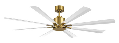 Size Matters 65'' Ceiling Fan in Soft Brass/Matte White (441|FRW240365SBMW)