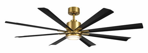 Size Matters 65'' Ceiling Fan in Soft Brass/Matte Black (441|FRW240365LSBMB)
