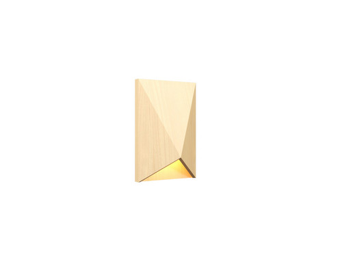 Facet One Light Wall Lamp in Maple (486|421934)