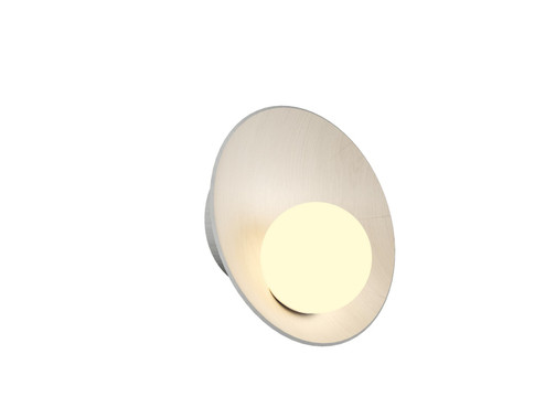 Oyster One Light Wall Lamp in Organic White (486|421847)