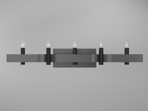 Flow Four Light Wall Lamp in Organic Grey (486|421450)