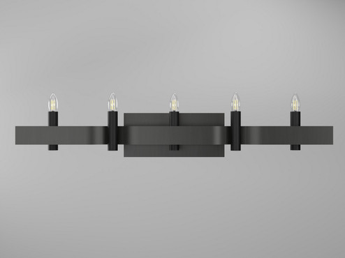 Flow Four Light Wall Lamp in Charcoal (486|421444)