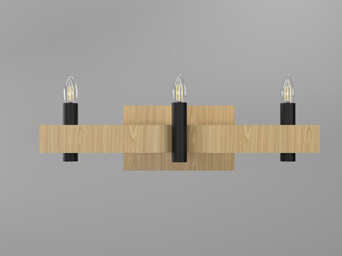 Flow Three Light Wall Lamp in Sand (486|421245)