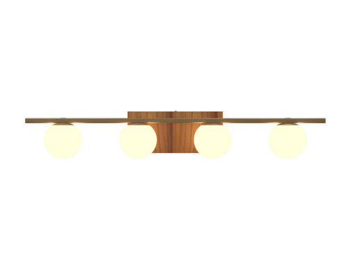 Sfera Four Light Wall Lamp in Teak (486|421112)