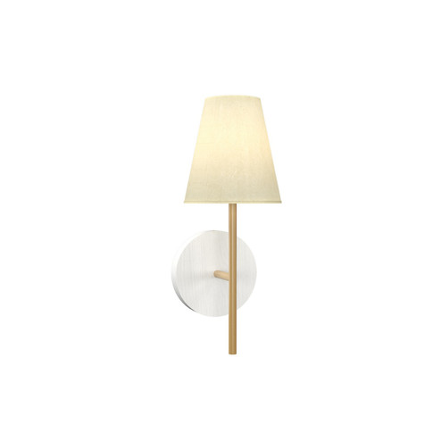 Petra One Light Wall Lamp in Organic White (486|420947)