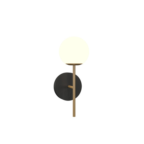 Sfera One Light Wall Lamp in Charcoal (486|420844)