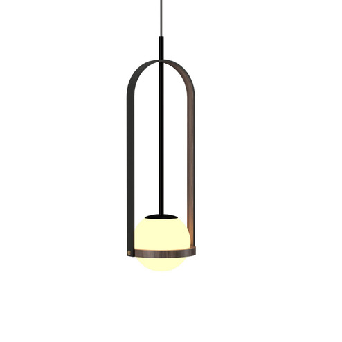 Strap One Light Pendant in American Walnut (486|154518)